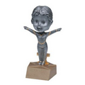 Female Gymnast Bobble Head - 6"